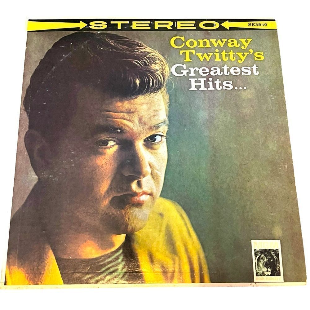 RARE CONWAY TWITTY’S GREATEST HITS LP VINYL RECORD COUNTRY ROCK‎ MGM
